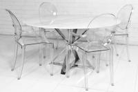 Cris-Cross Marble Dining Table
