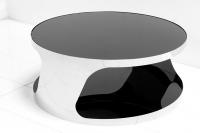 Modern Round Chrome Coffee Table