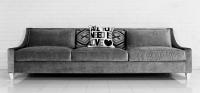Custom Lautner Sofa in Brussels Charcoal