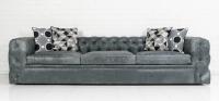 Palm Beach Sofa in Sequoia Carbon Leather