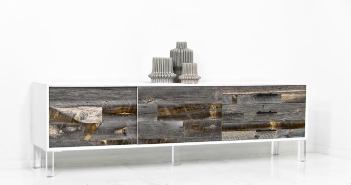 Cody Credenza with Recycled Grey Washed Wood