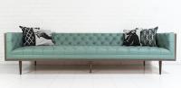 Neutra Sofa in Pale Blue Leather