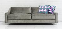 Lautner Sofa in Brussels Charcoal