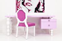 Ibiza Desk in Light Pink