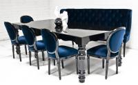 Bel Air Dining Table in High Gloss Black