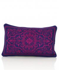 Indian Elegance Embroidered Lumbar Pillow (Out of Stock)