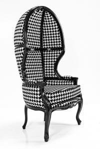 Houndstooth Balloon Chair