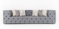 Fat Albert Sofa in Light Grey Textured Linen