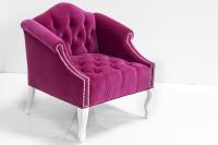 Mademoiselle Chair in Pink Velvet