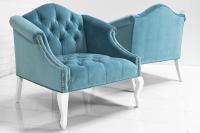 Mademoiselle Chair in Turquoise Velvet