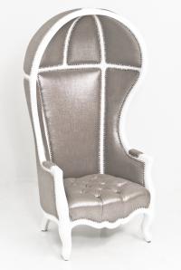 Balloon Chair in Metallic Talpa Linen