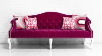 Custom Mademoiselle Sofa in Pink Velvet
