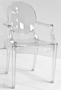 Acrylic Louis Style Chair