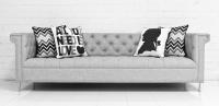 Sinatra Sofa in Cambria Grey Linen