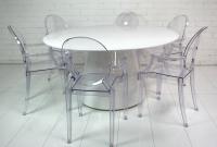 White Mod Dining Table