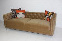 Petite Hollywood Sofa with Down Seat Cushions 