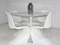 Eero Saarinen Style Round Marble Dining Table