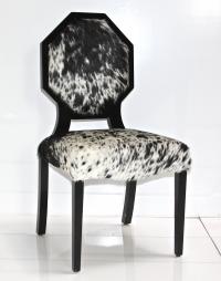 Cowhide Octagon Dining Chair 