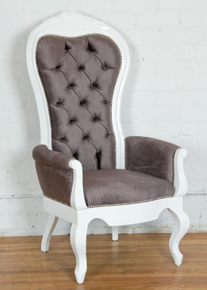 Riviera Tall Wing Chair with arms