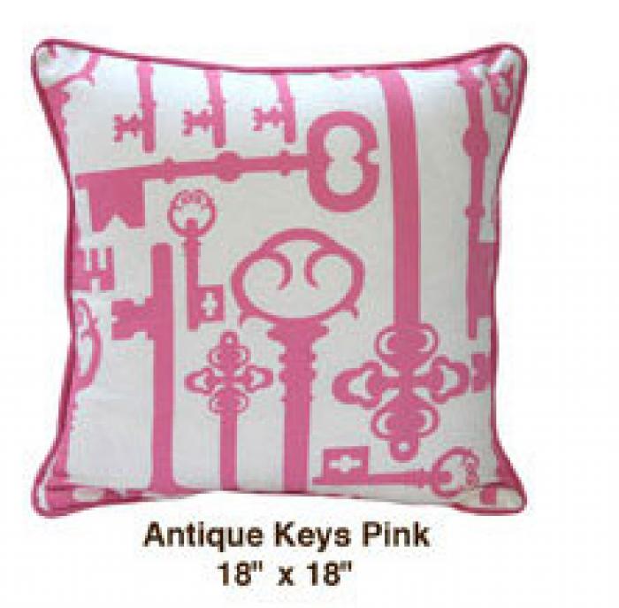 Antique Keys Pink