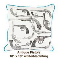 Antique Pistols White / Black / Turq