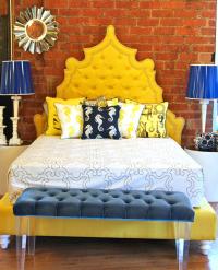 Yellow Casablanca Bed
