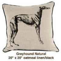 Greyhound Natural Oatmeal Linen / Black