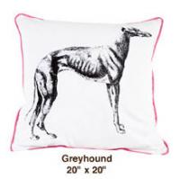Greyhound White / Pink