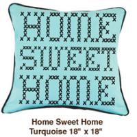 Home Sweet Home Turquoise