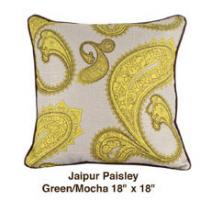 Jaipur Paisley Green / Mocha