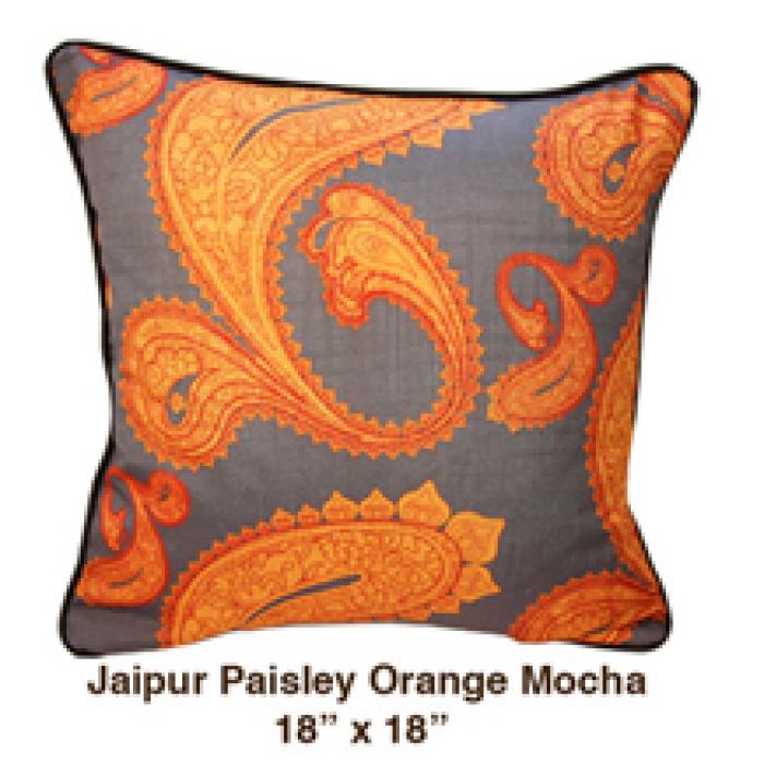 Jaipur Paisley Orange Mocha