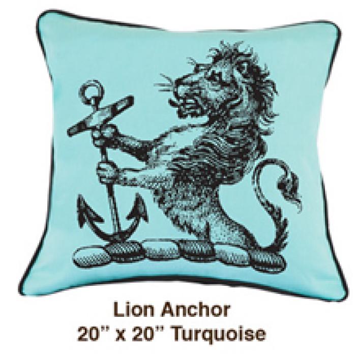 Lion Anchor Turquoise