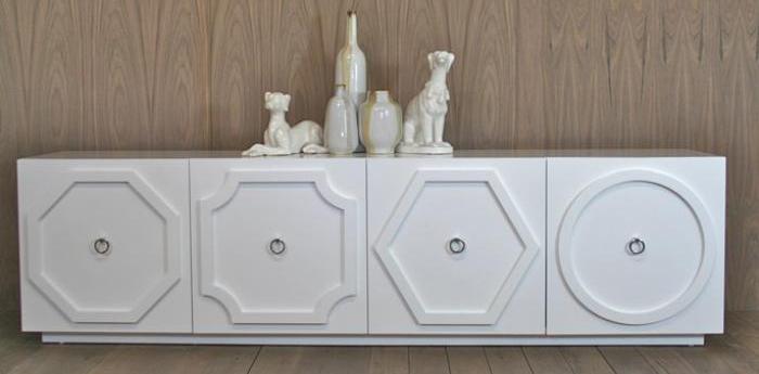Mixed Up Credenza in White