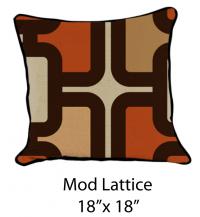 Mod Lattice Oatmeal/Brown/Orange/Sand 