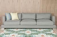Oliver Sofa in Grey Textured Fabric