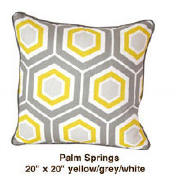 Palm Springs Yellow / Grey / White