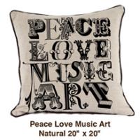 Peace Love Music Art Natural