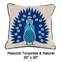 Peacock Turquoise & Natural