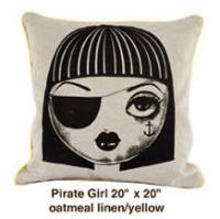 Pirate Girl Oatmeal Linen / Yellow