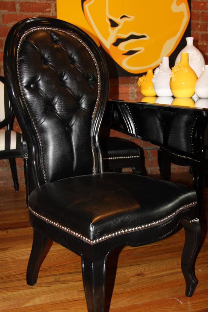 Riviera Dining Chair in Black
