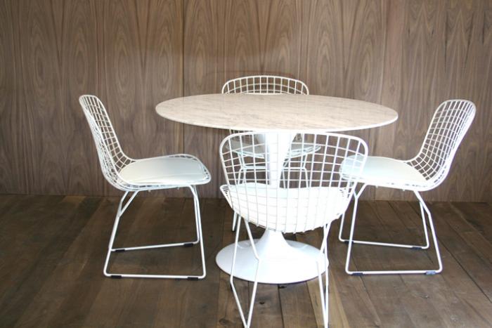 www.roomservicestore Marble Saarinen Style Tulip Dining