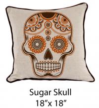 Sugar Skull Oatmeal/Brown/Orange 
