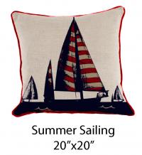Summer Sailing Oatmeal/Red/Navy 