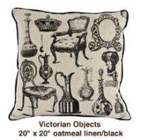 Victorian Objects Oatmeal Linen / Black