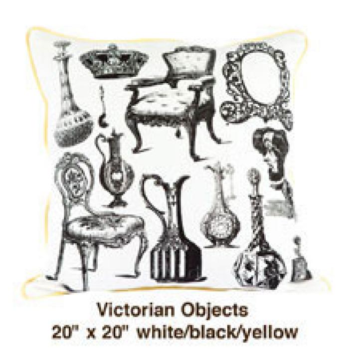 Victorian Objects White / Black / Yellow