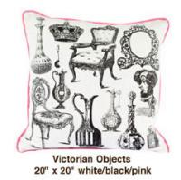 Victorian Objects White / Black / Pink
