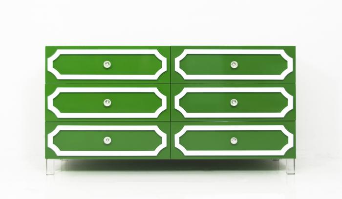 Www Roomservicestore Com Hollywood 6 Drawer Dresser In Kelly Green