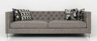 007 Sofa in Delight Palladium Textured Linen