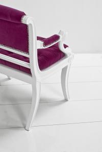Edward Chair in Pink Velvet