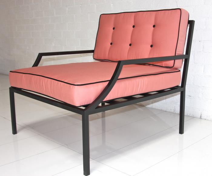 Hollywood Oversized Outdoor Chair, Pink Outdoor Patio Furniture